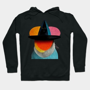 Surreal, Super cool low res cat wearing a hat, NFT, colorful, Hoodie